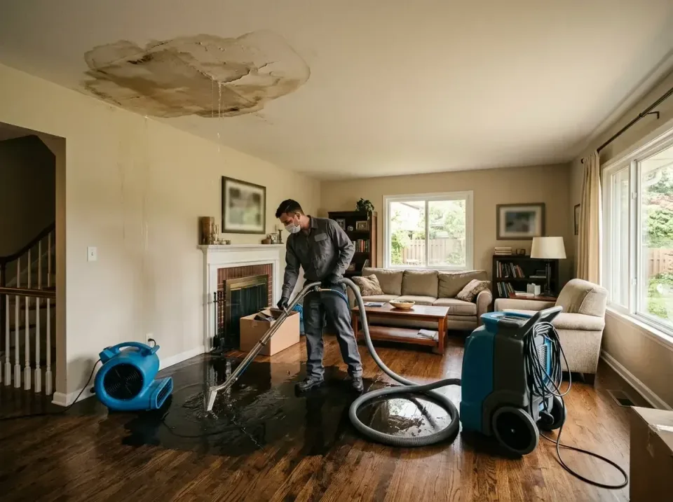 attic-pipe-burst-ceiling-drip-008 — frequently asked questions, Water Damage Restoration & Carpet Care in Arnold, MD